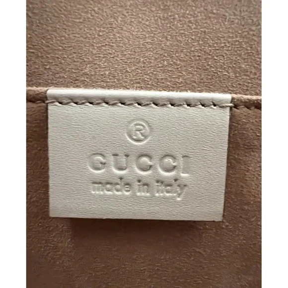 Gucci Sylvie Top Handle Bag - White Leather-Rare Gucci!-Comps are $1,700+ - Picture 13 of 15